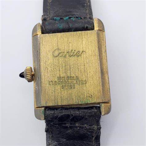 cartier 18k electroplated swiss